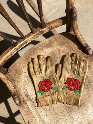Antique Deerskin Gloves
