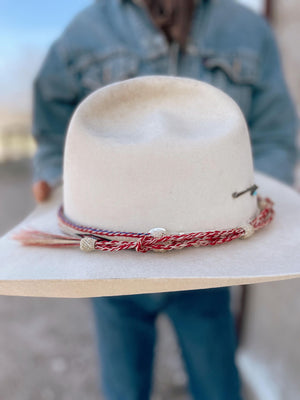 Hand Hitched Horsehair Hatband