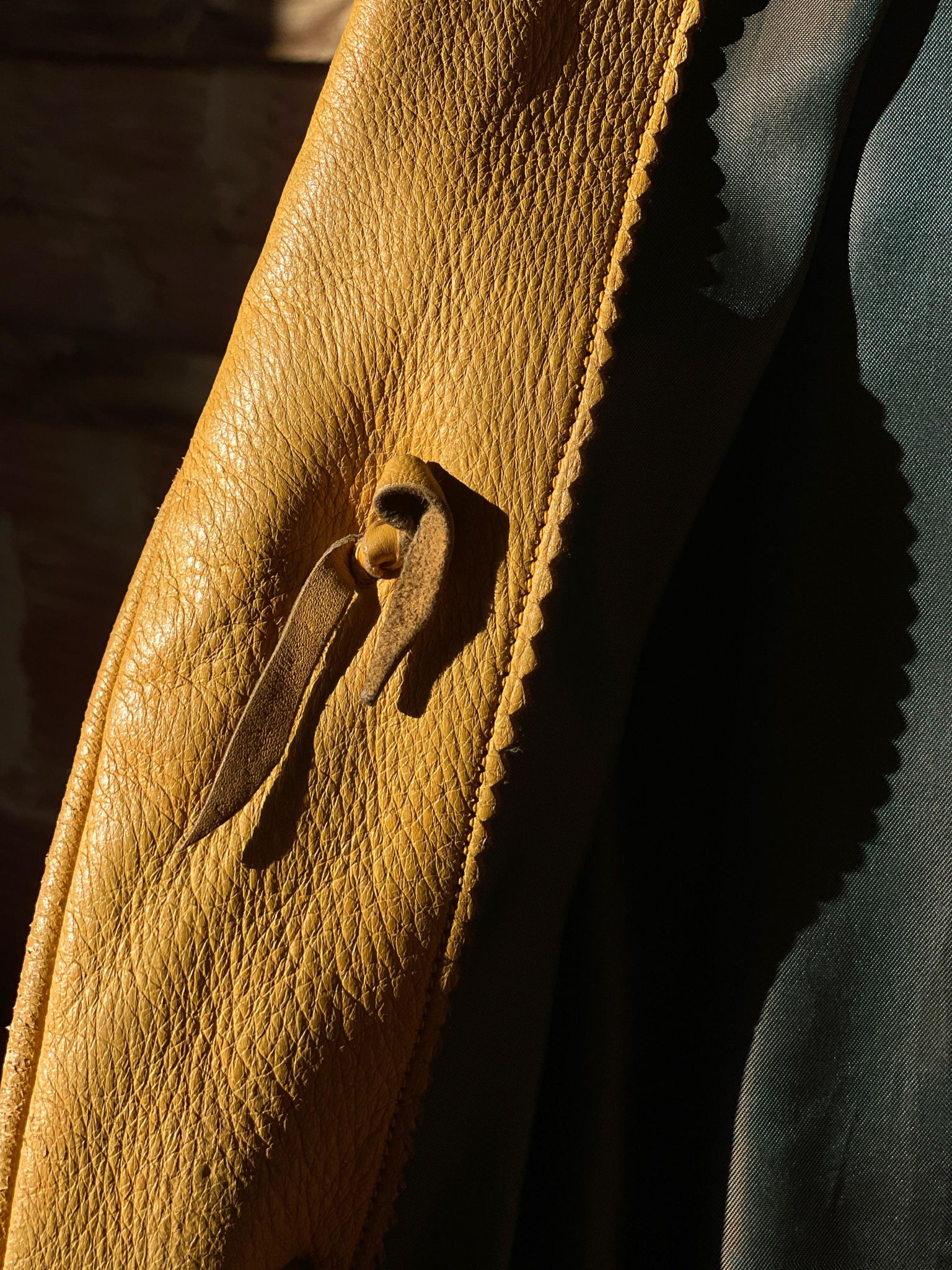 Vintage Belted Buckskin Jacket – Chad Isham