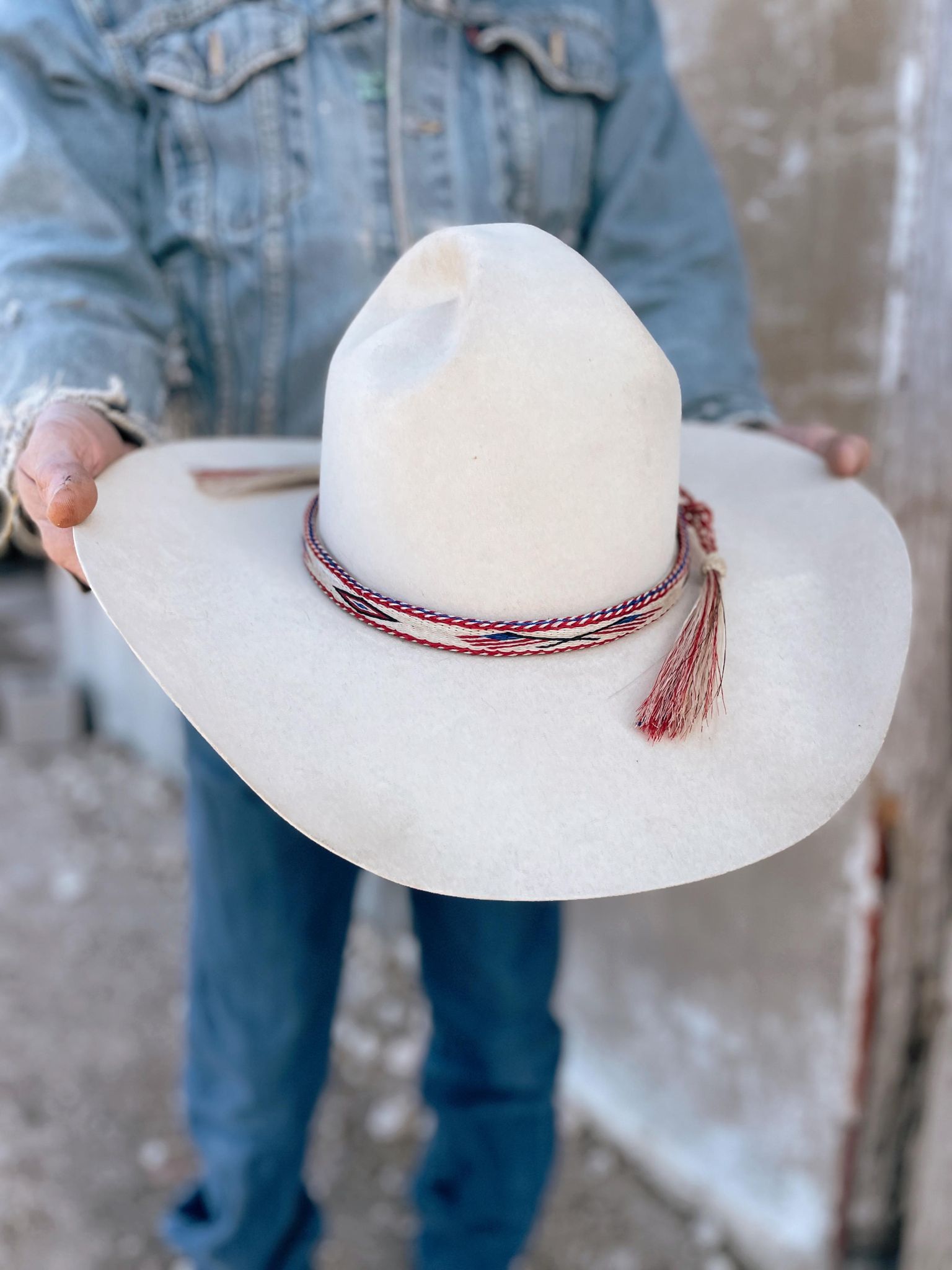Hand Hitched Horsehair Hatband