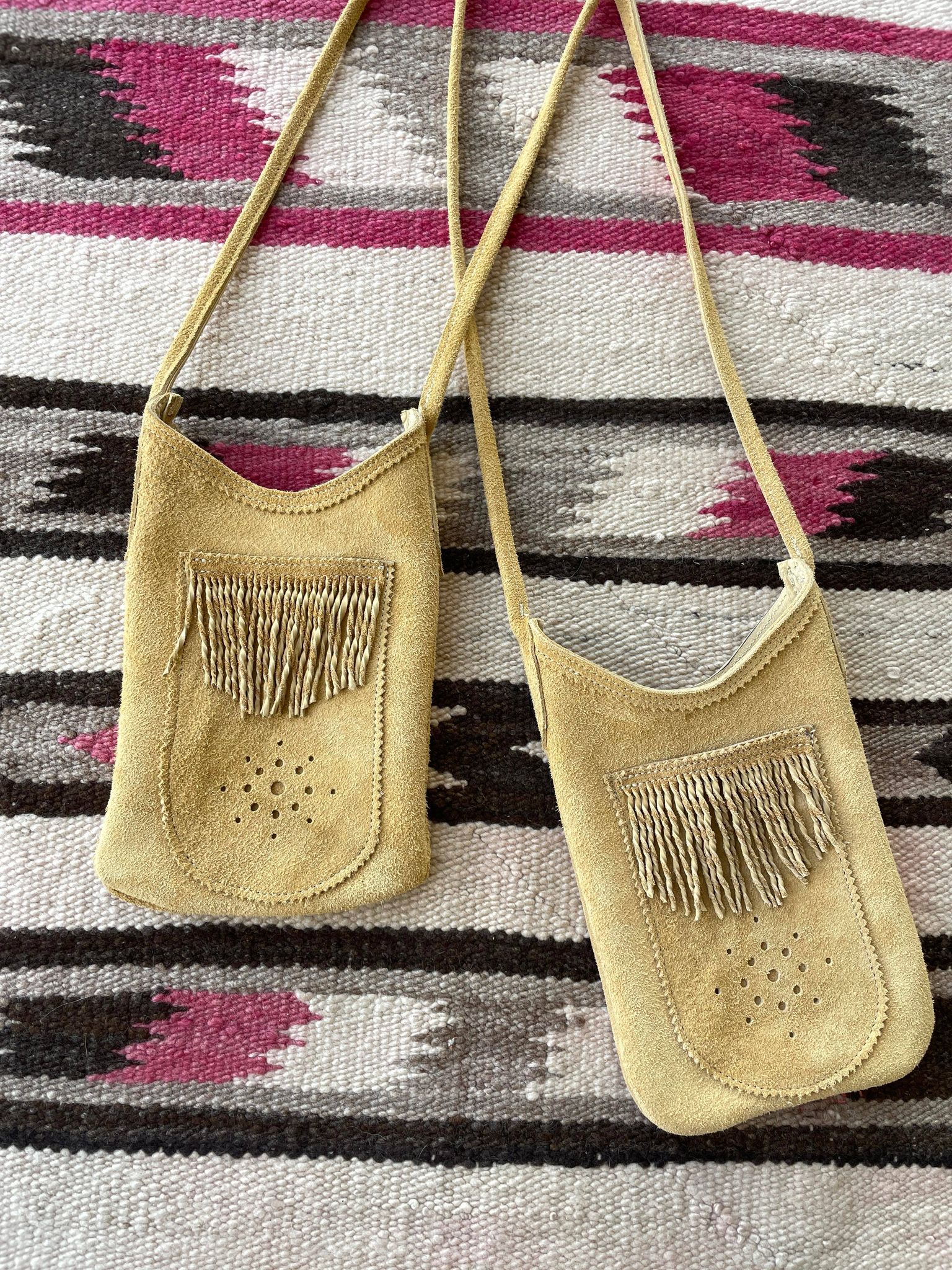 Handmade Buckskin Crossbody