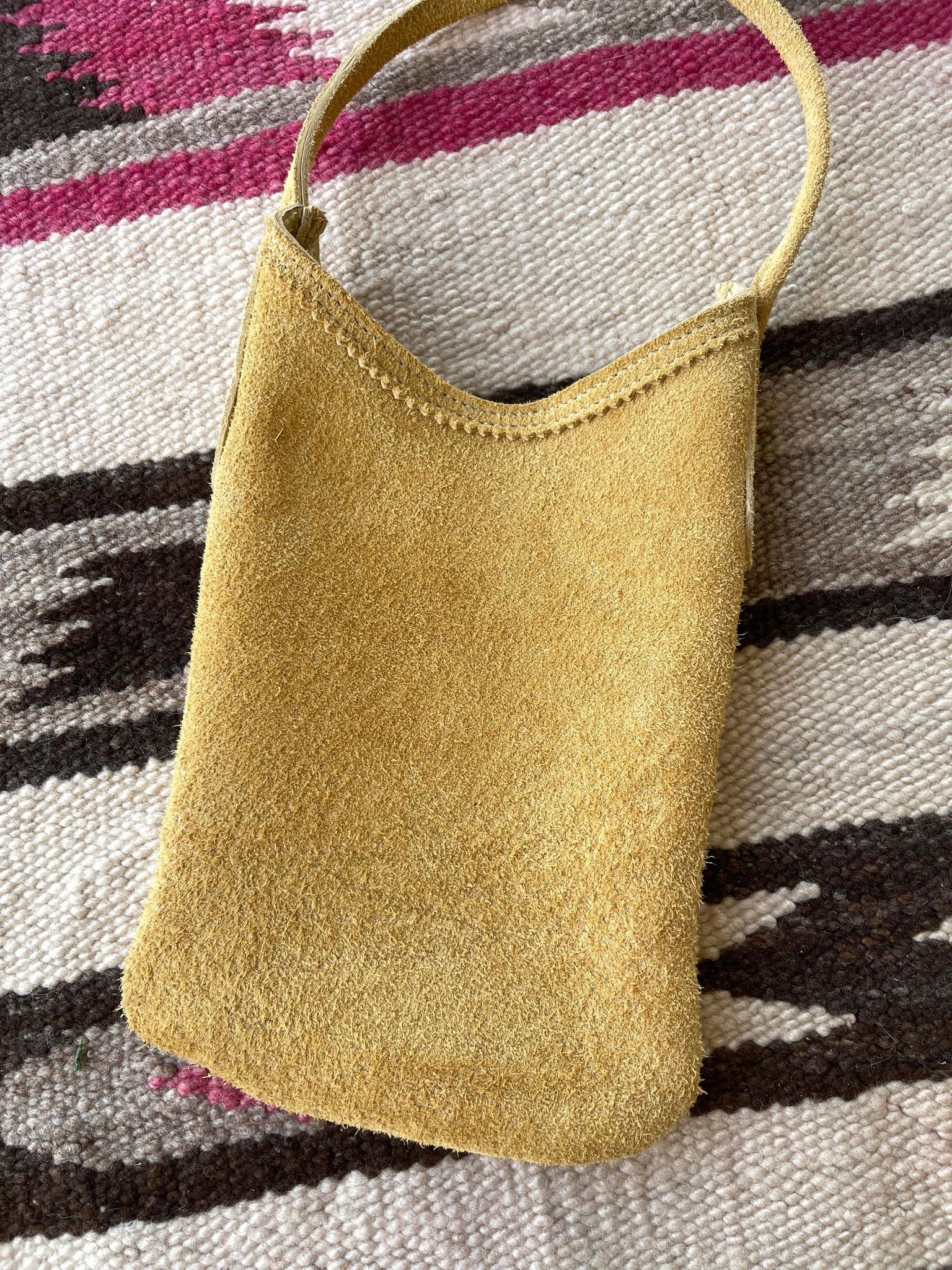 Handmade Buckskin Crossbody