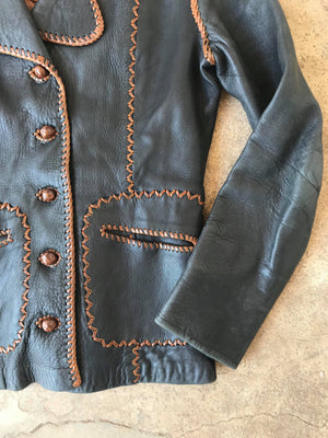 70's North Beach Leather Lambskin Jacket – Chad Isham
