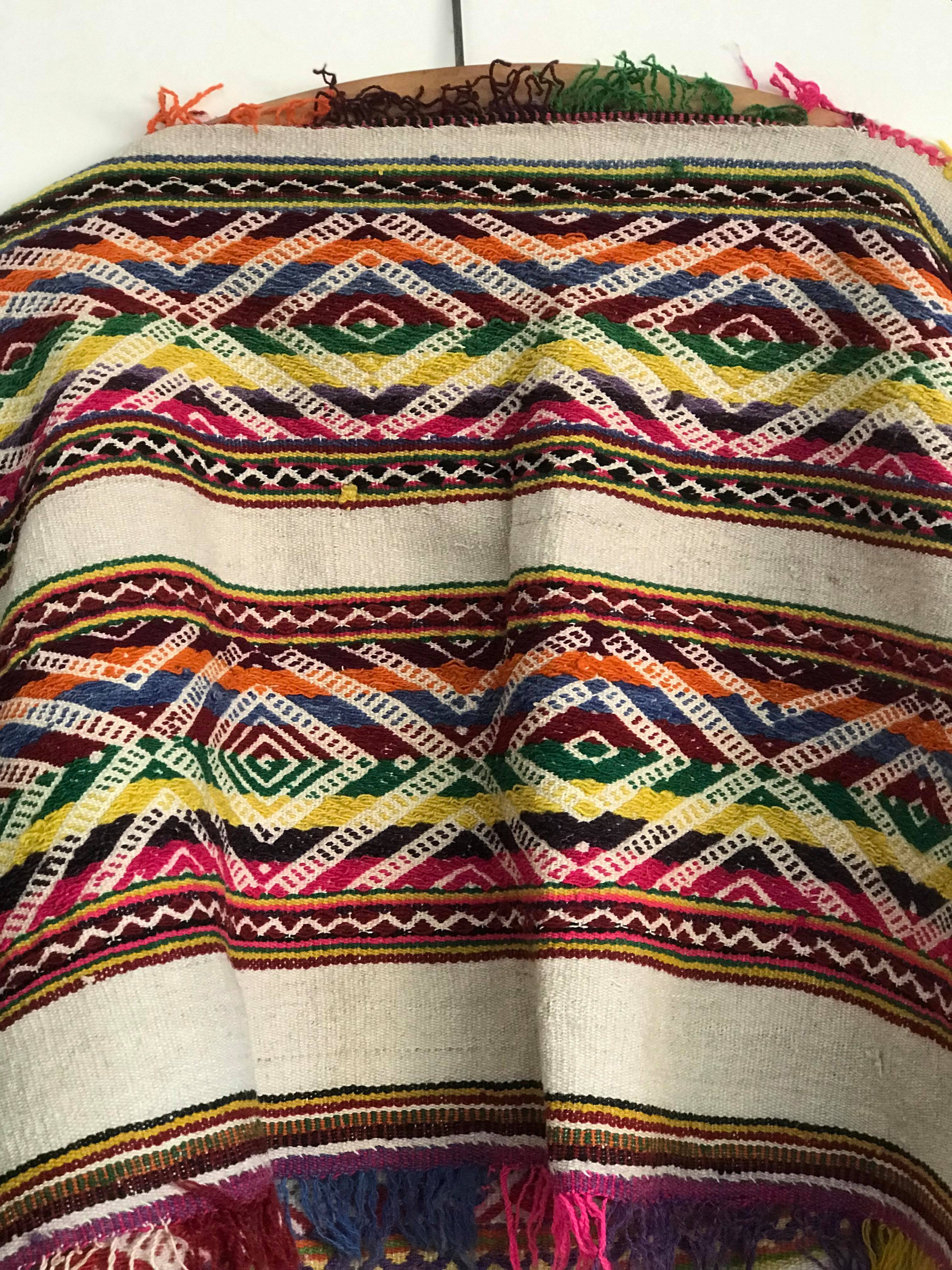 Antique Andean Poncho from Peru