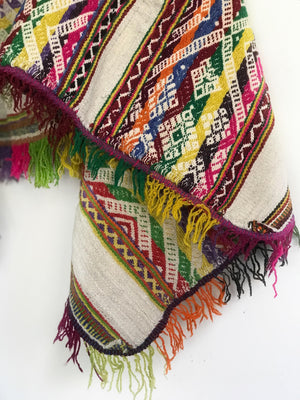 Antique Andean Poncho from Peru