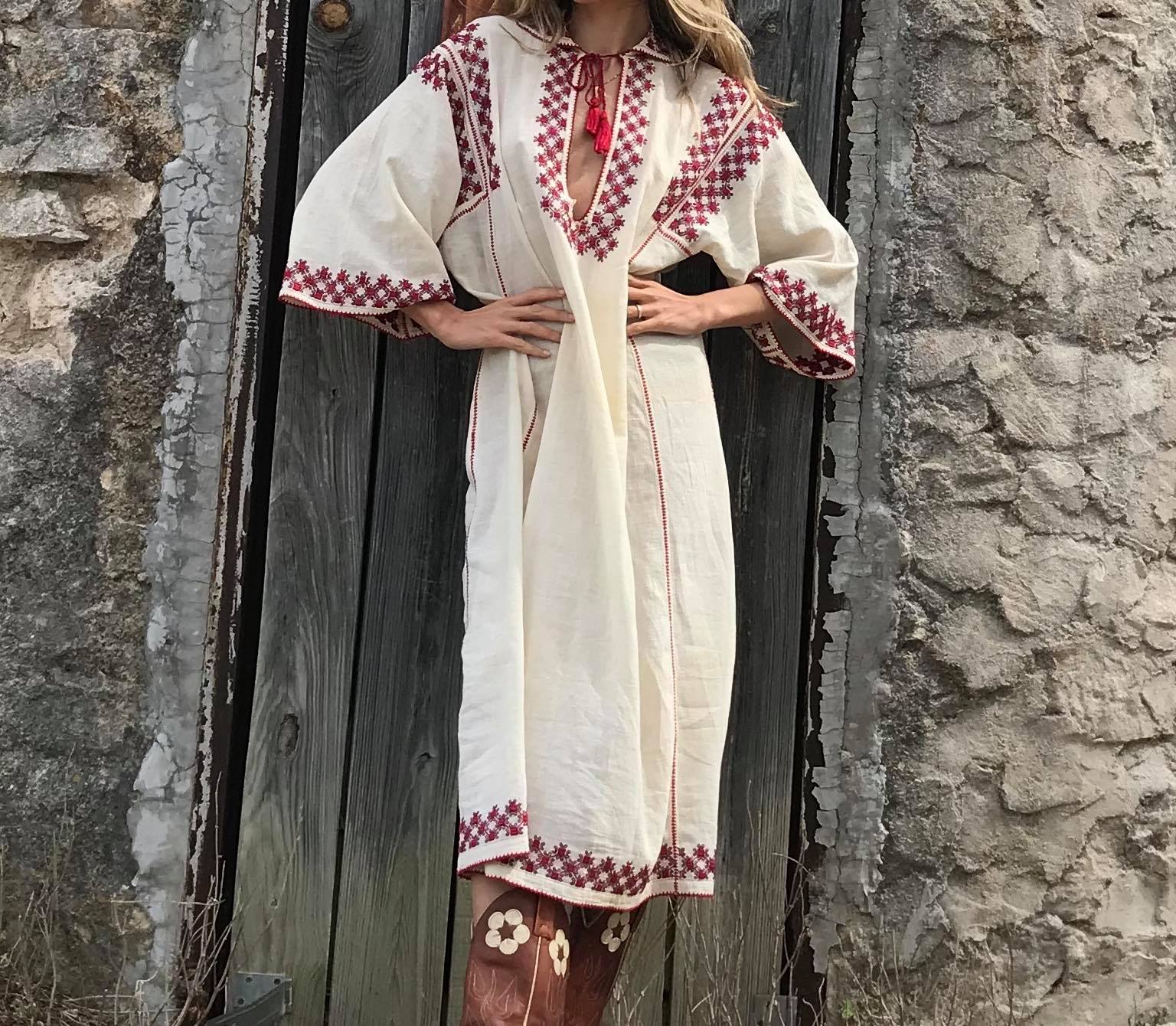 Antique Romanian Dress