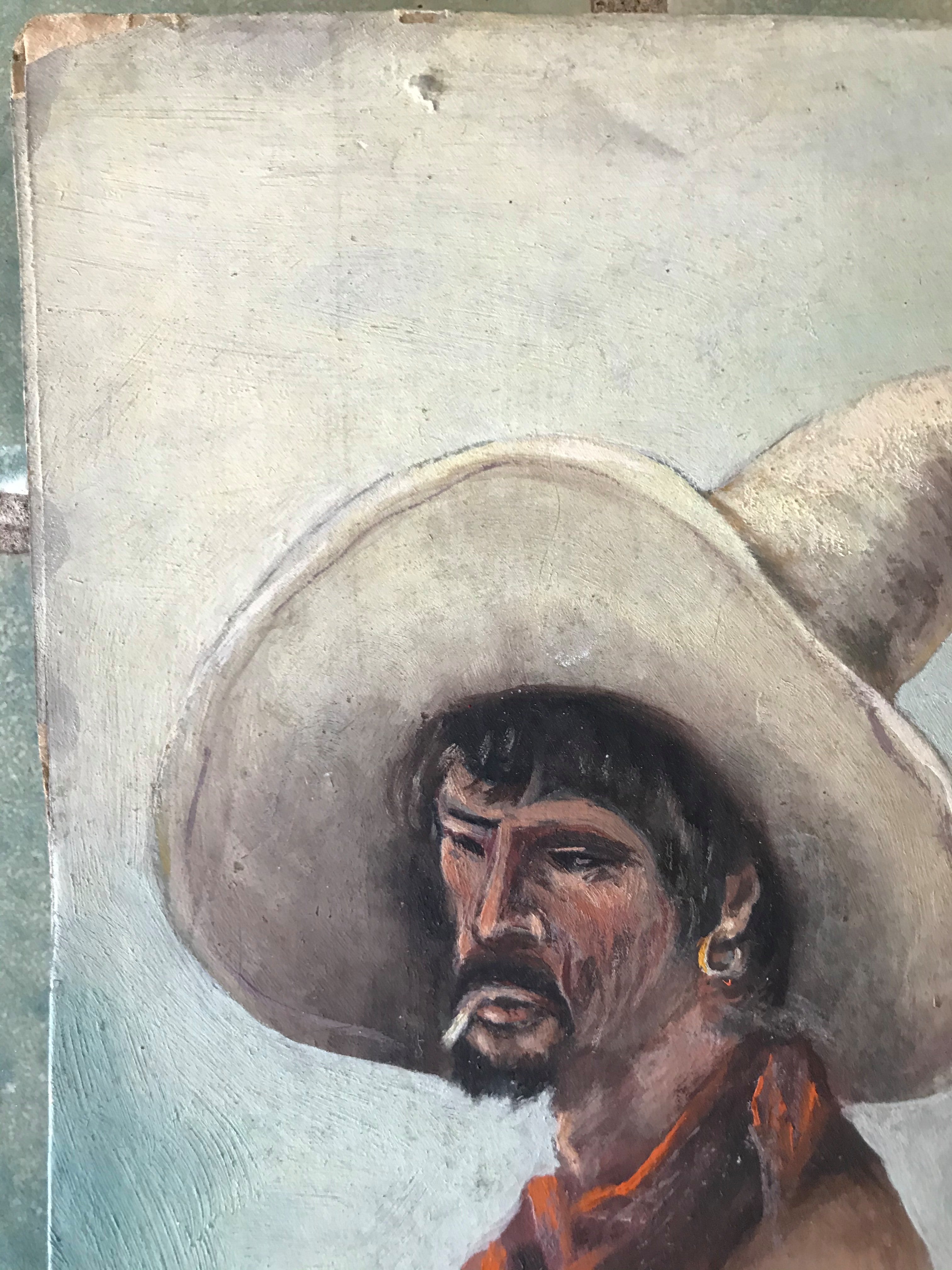Vaquero Oil Painting