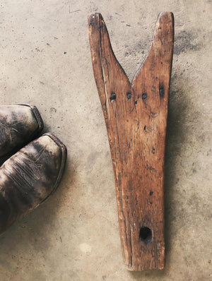 Antique Wooden Boot Jack
