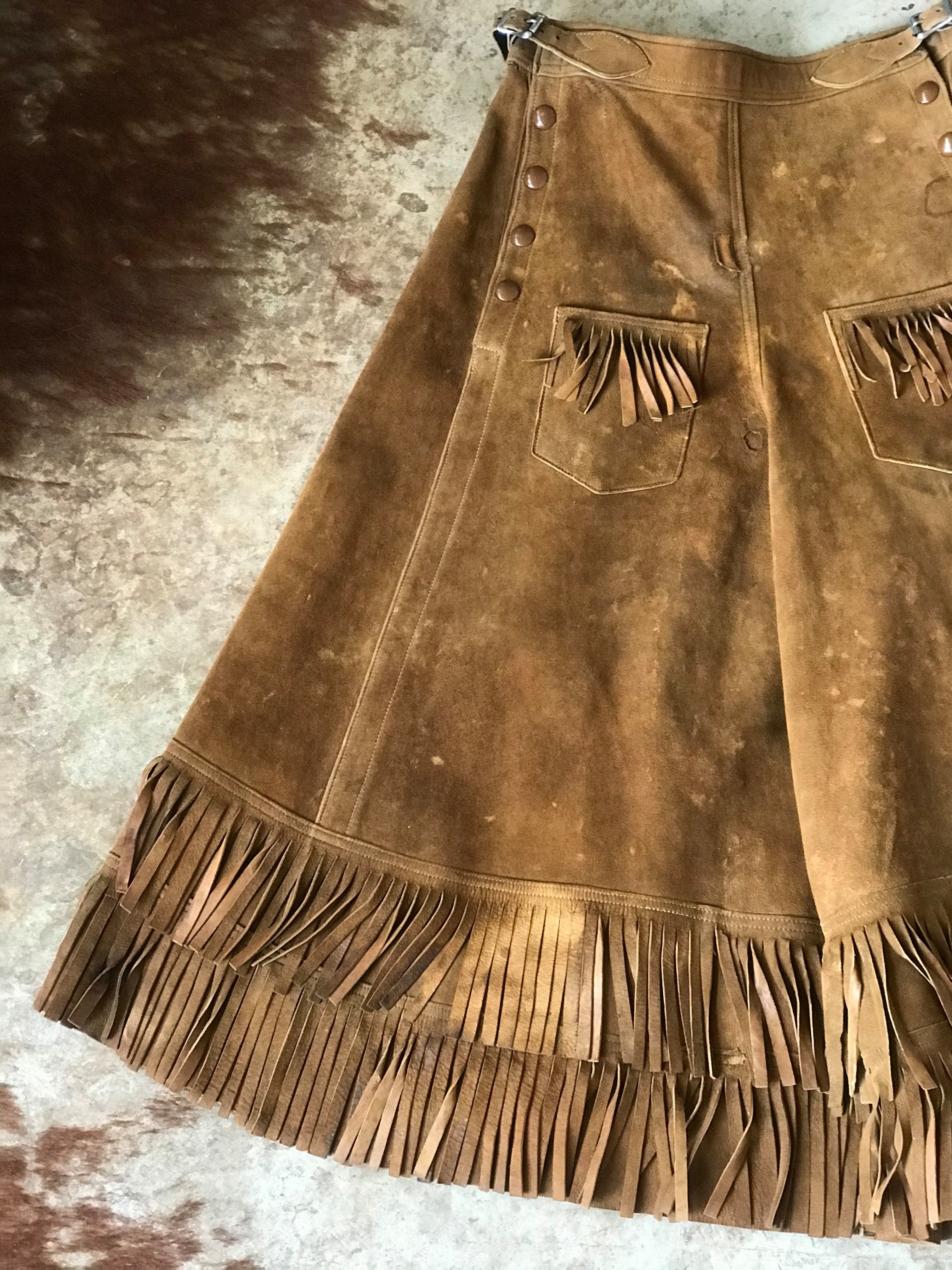 Antique Cowgirl Riding Skirt