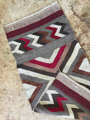 Vintage Navajo Saddle Blanket
