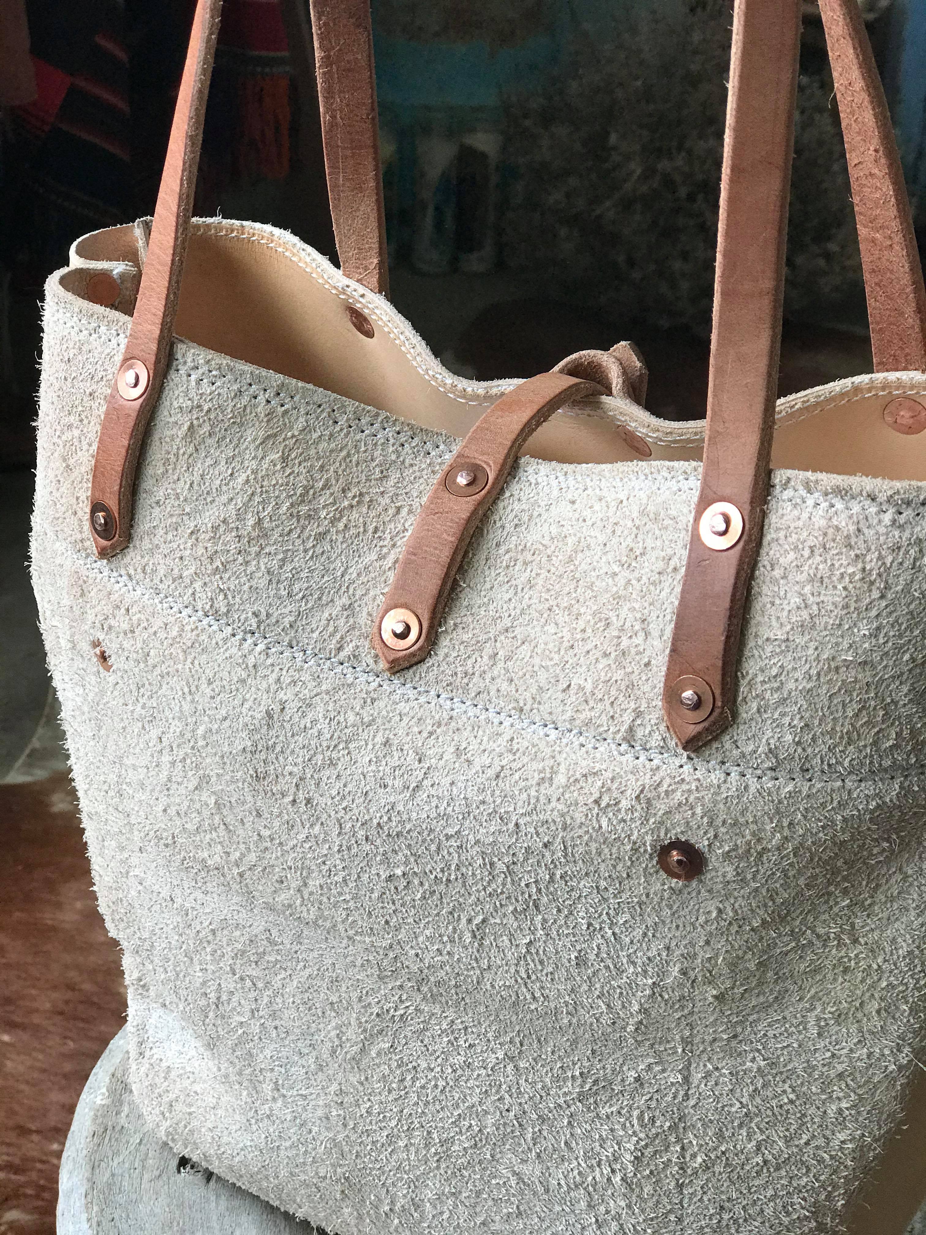 Handmade Rough Out Tote