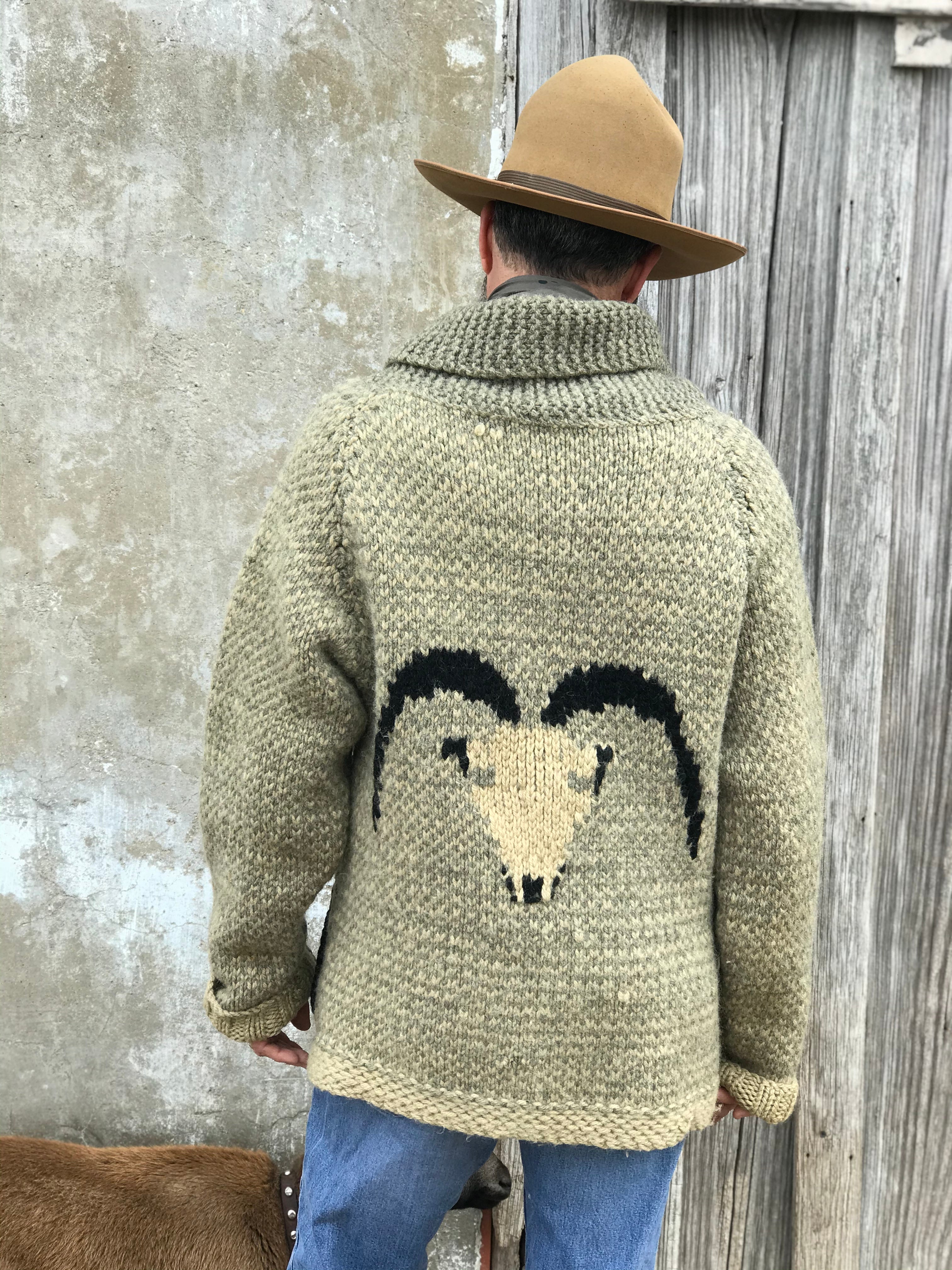 Vintage Shawl Collar Sweater