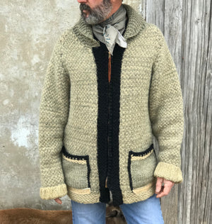 Vintage Shawl Collar Sweater